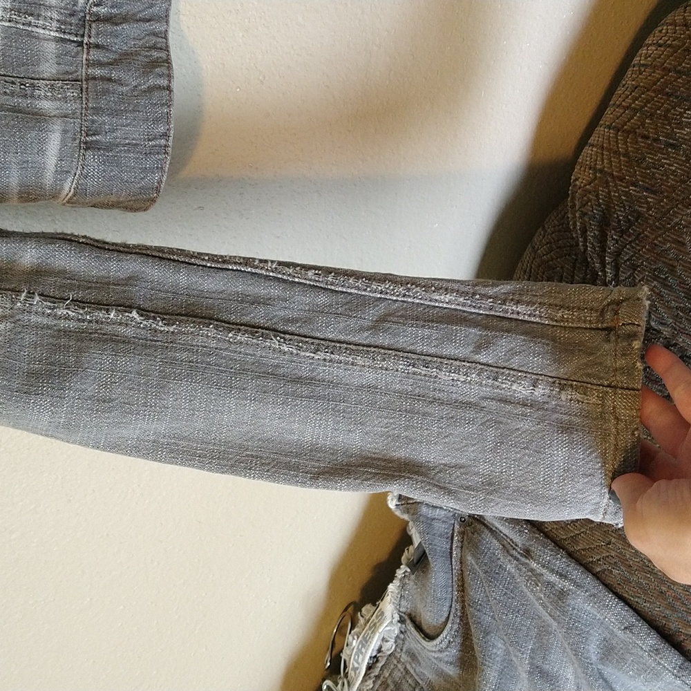 Express Y2K Denim Jacket and Skirt Set - Picture 3 of 10